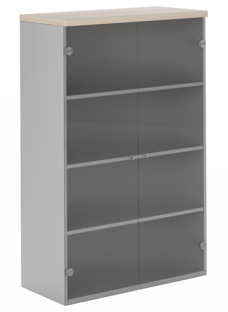 Купить Шкаф со стеклянными дверьми FLASH FLS321 (900х420х1411)